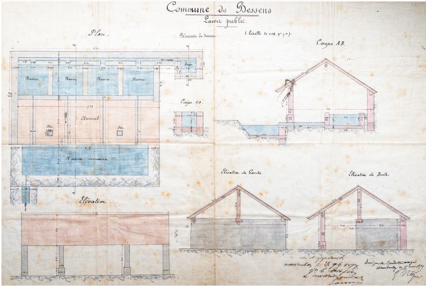 plan du lavoir Plan du lavoir